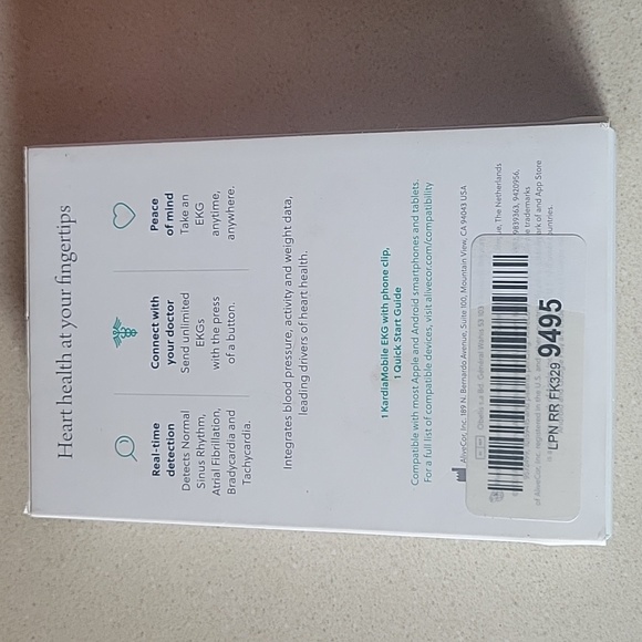 KardiaMobile 1-Lead Personal EKG Monitor – Record EKGs at Home – Detects AFib - Picture 2 of 4